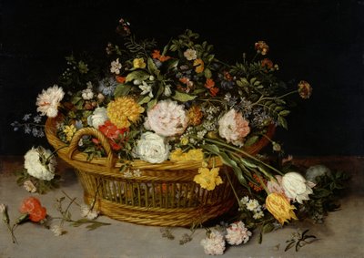 Ein Korb mit Blumen von Jan Brueghel the Younger